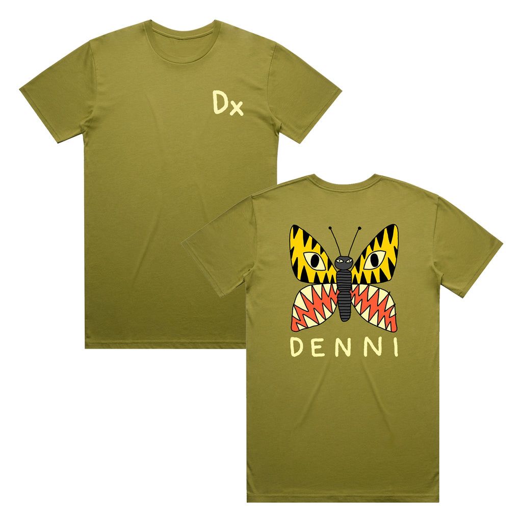 Denni - Butterfly T-Shirt (Army Green)