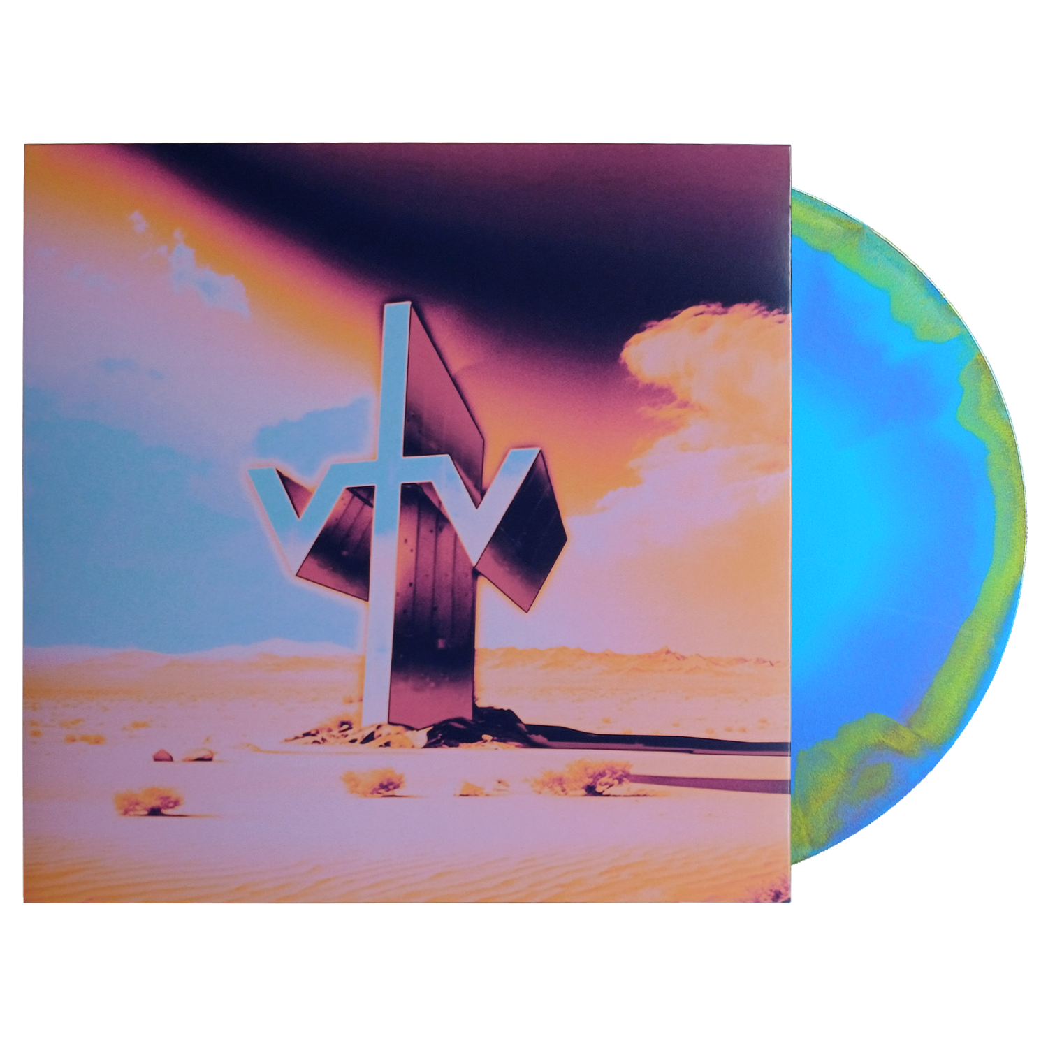 (Blue + Violet + Yellow Tri-Colour Side A/B)