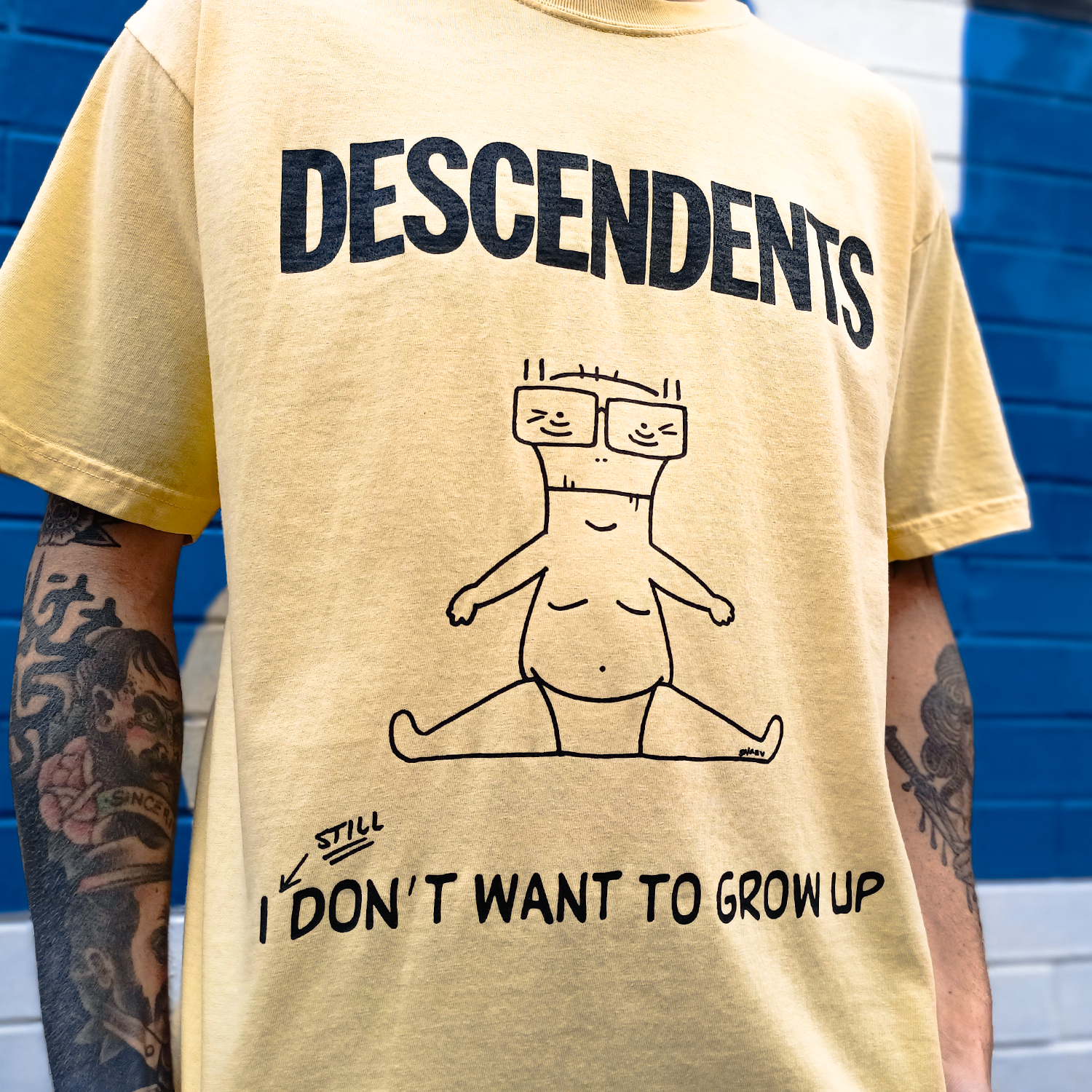 Descendents - I Still Don’t Want To Grow Up T-Shirt (Yellow)
