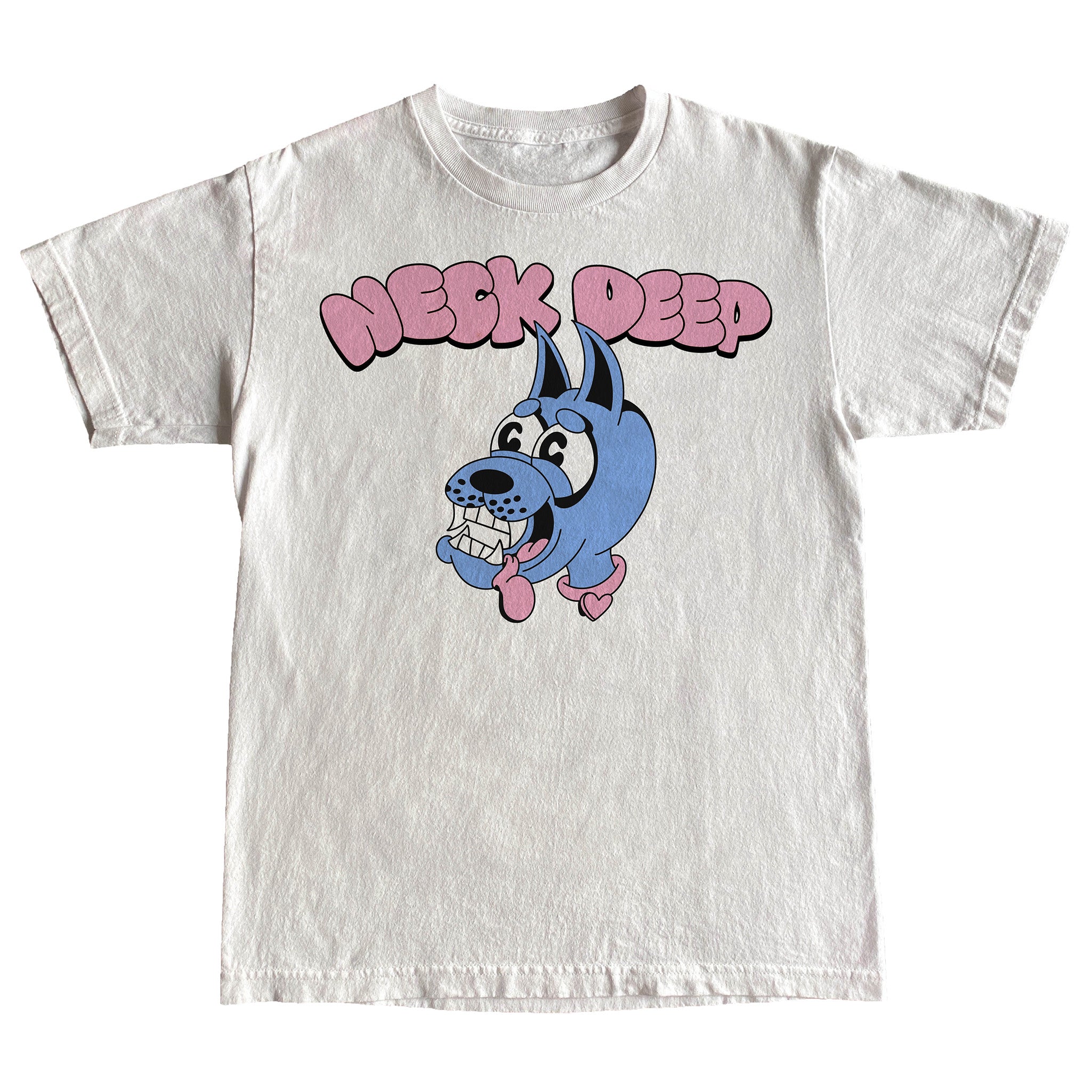 Neck Deep - Doggo T-shirt (White)