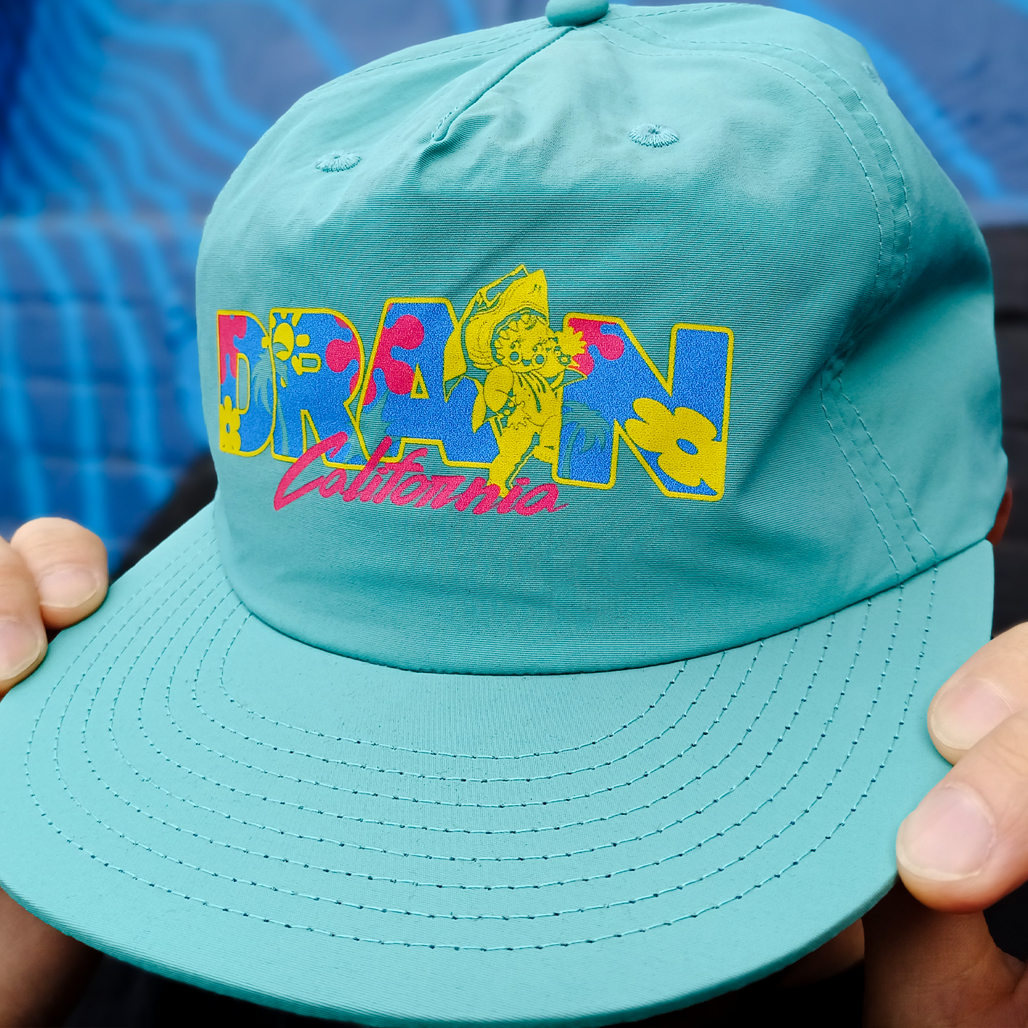 Drain - California HC Logo Surf Hat (Topaz)

