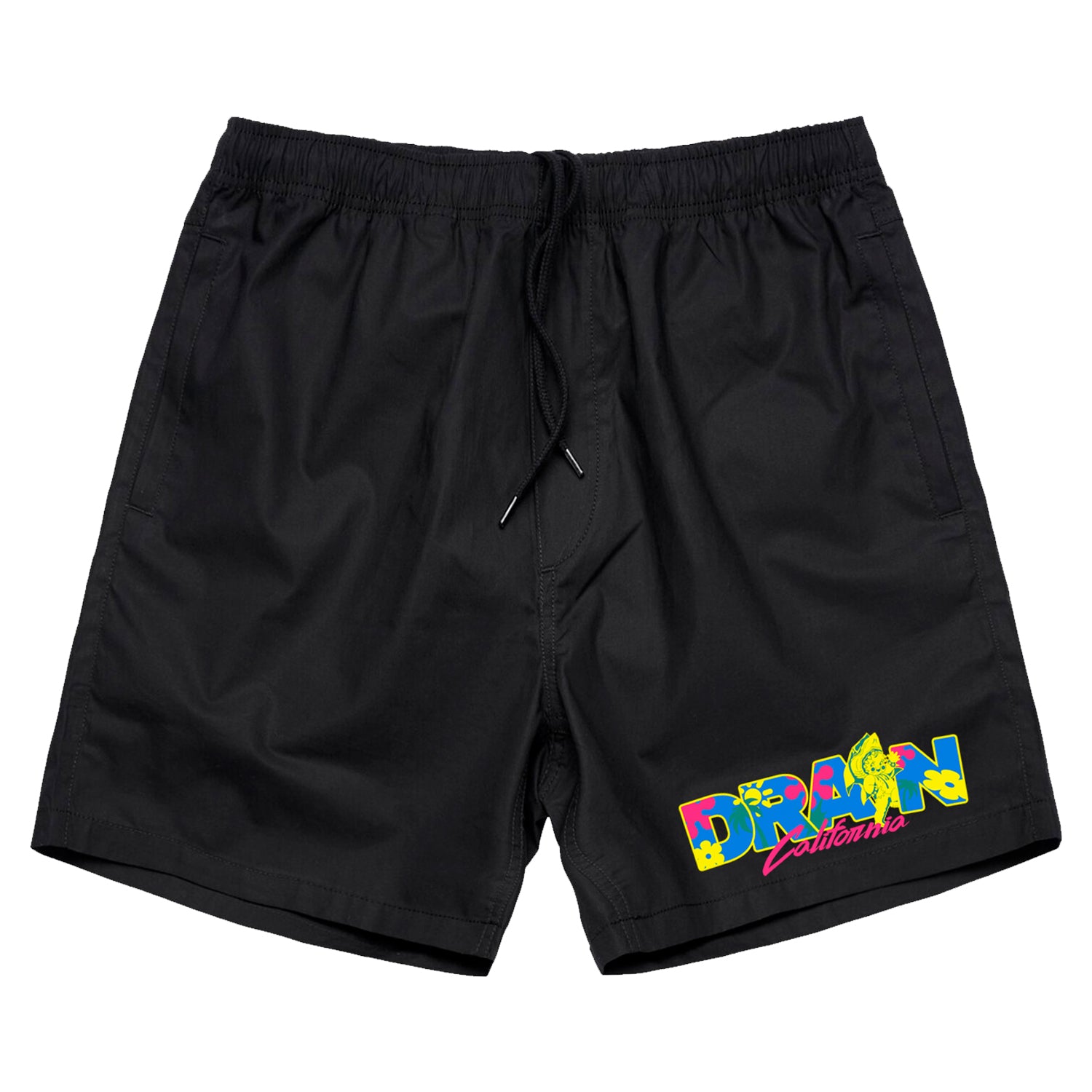 Drain - California HC Logo Beach Shorts (Black)