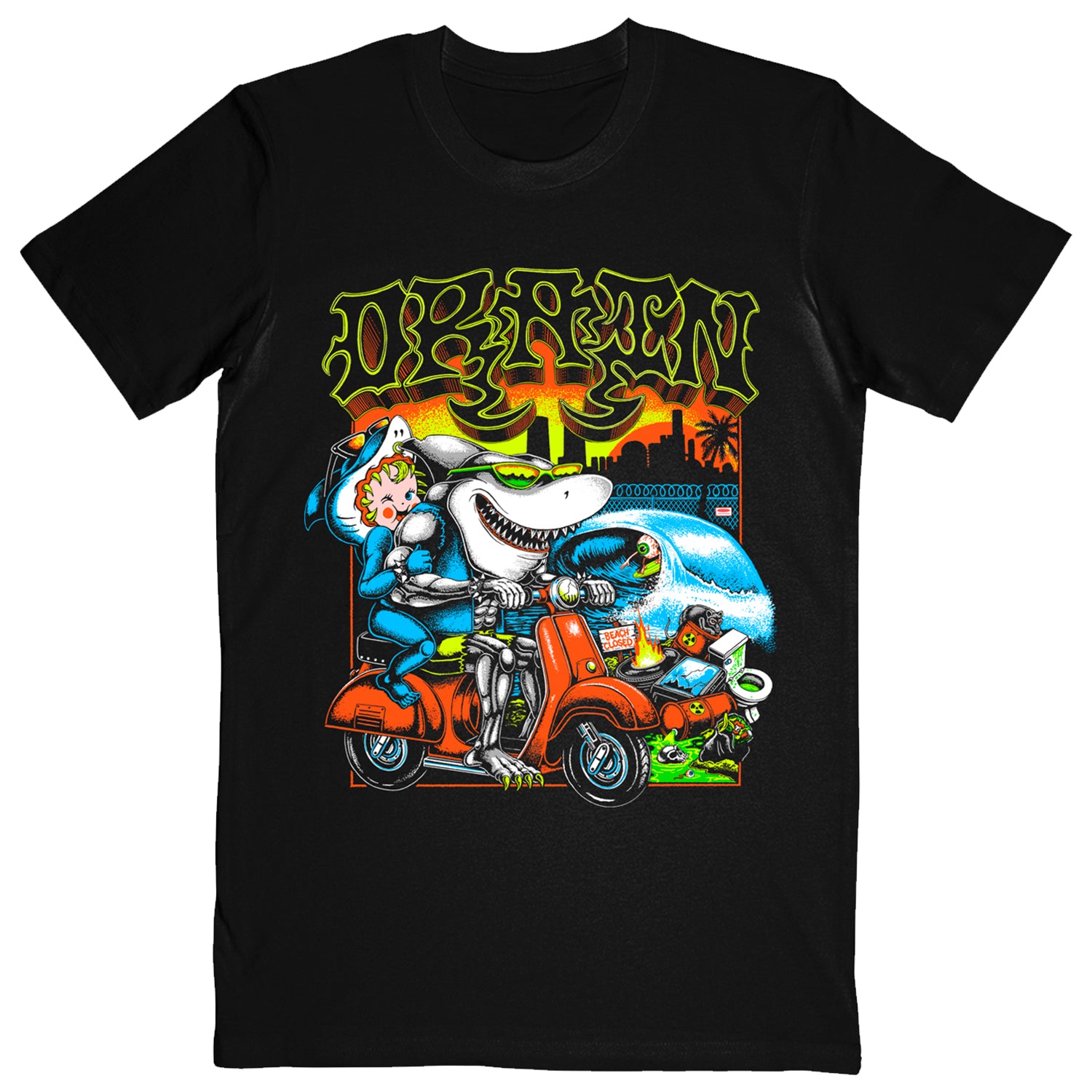 Drain - Street Sharks T-Shirt (Black)