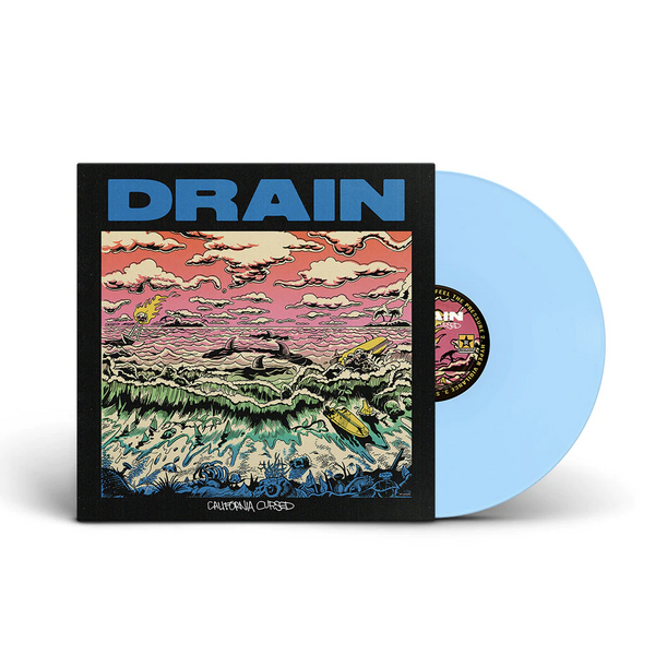 Drain - California Cursed LP (Blue Vinyl)