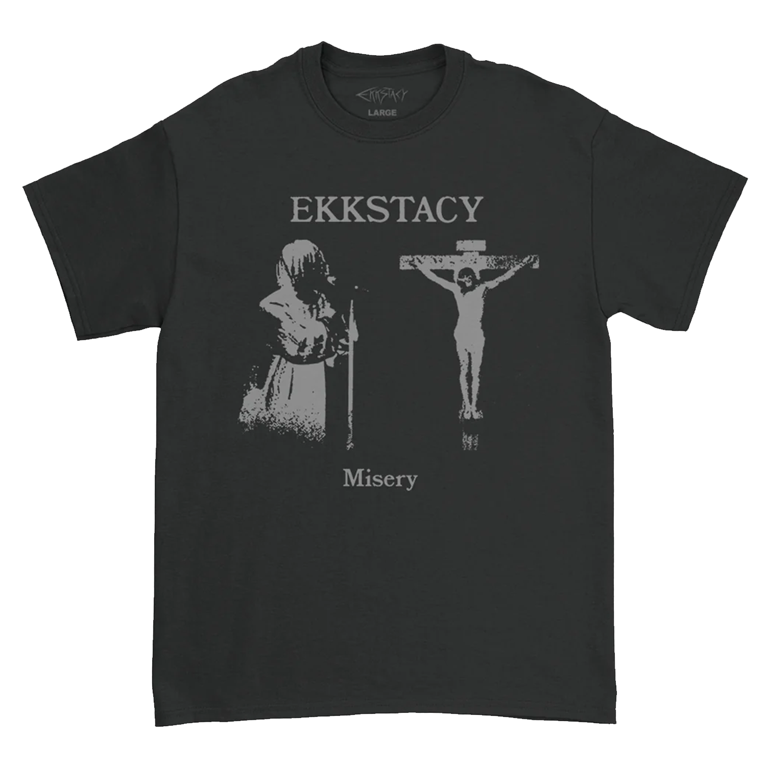 Ekkstacy - Crucifix Misery Tee (Black)