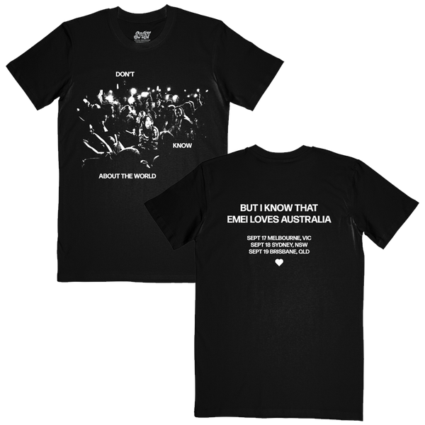 Emei - AUS Tour T-Shirt (Black)