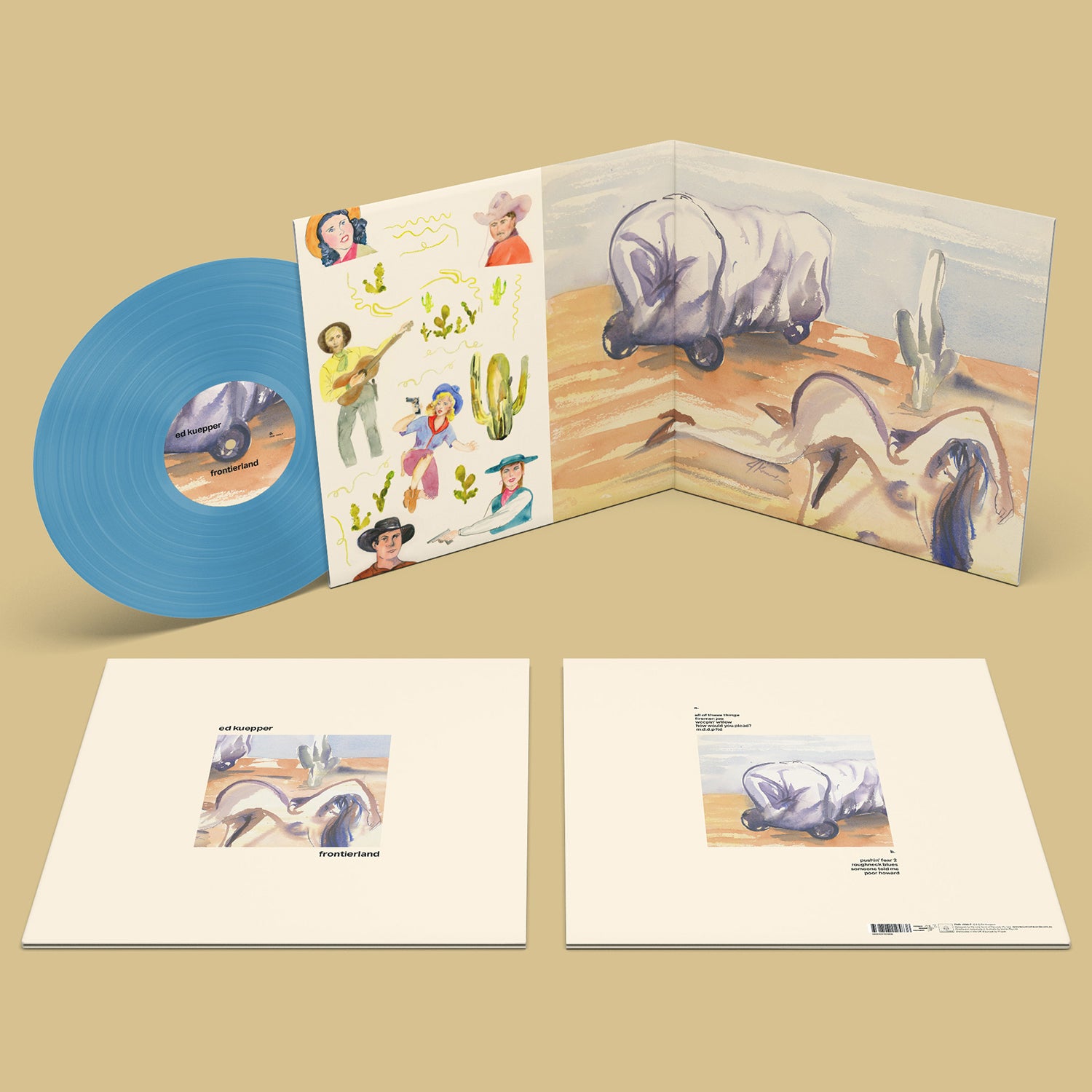Ed Kuepper - Frontierland LP (Opaque Blue Vinyl)