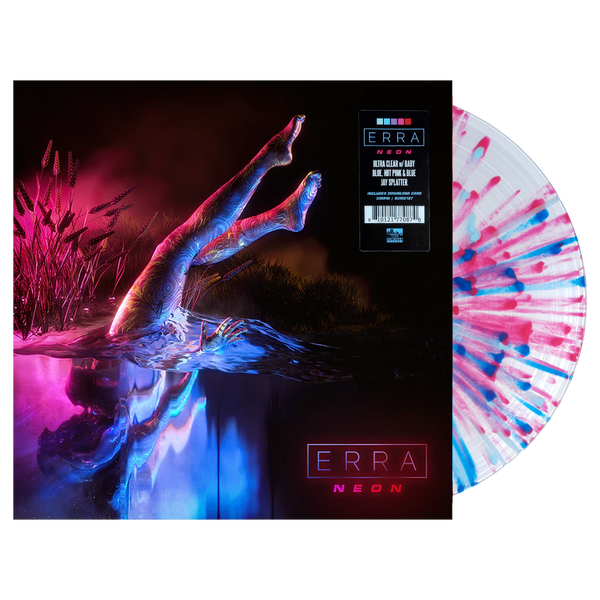 Erra - Neon Vinyl (Ultra Clear w/ Baby Blue + Hot Pink + Blue Jay Splatter)