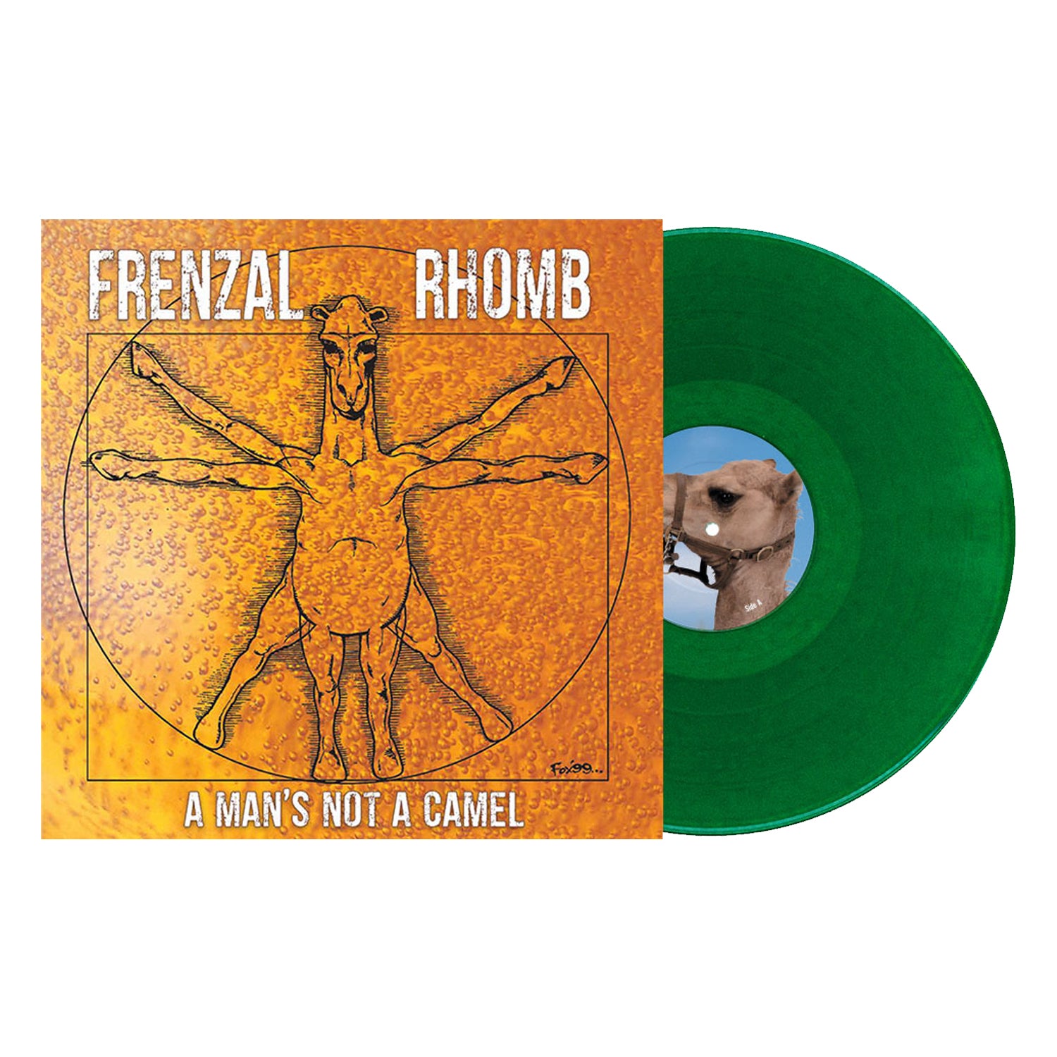Frenzal Rhomb – A Man's Not A Camel – Vinyl (Clear w/ White