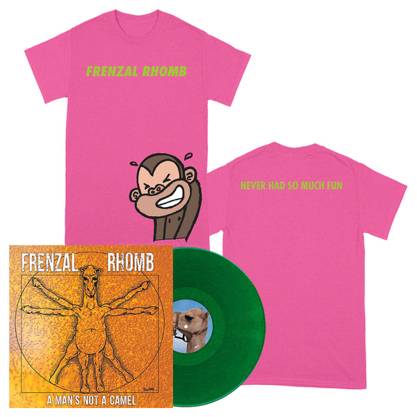 A Man's Not A Camel 25th Anniv. LP (Emerald Green Vinyl) + T-Shirt Bundle