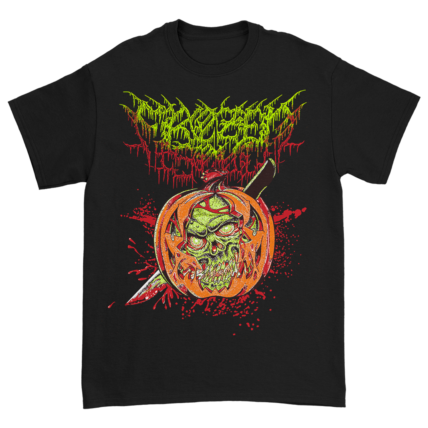 Frozen Soul - Pumpkin Skull T-Shirt (Black)