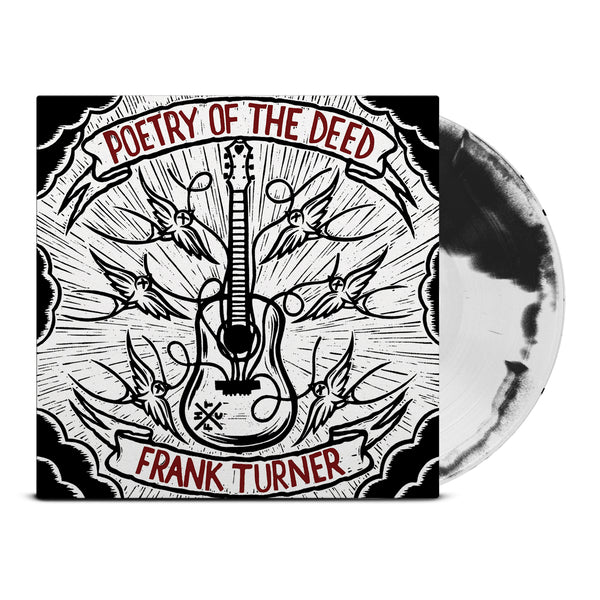 Frank Turner - Poetry of the Deed LP (Black & White A-Side B-Side Vinyl)