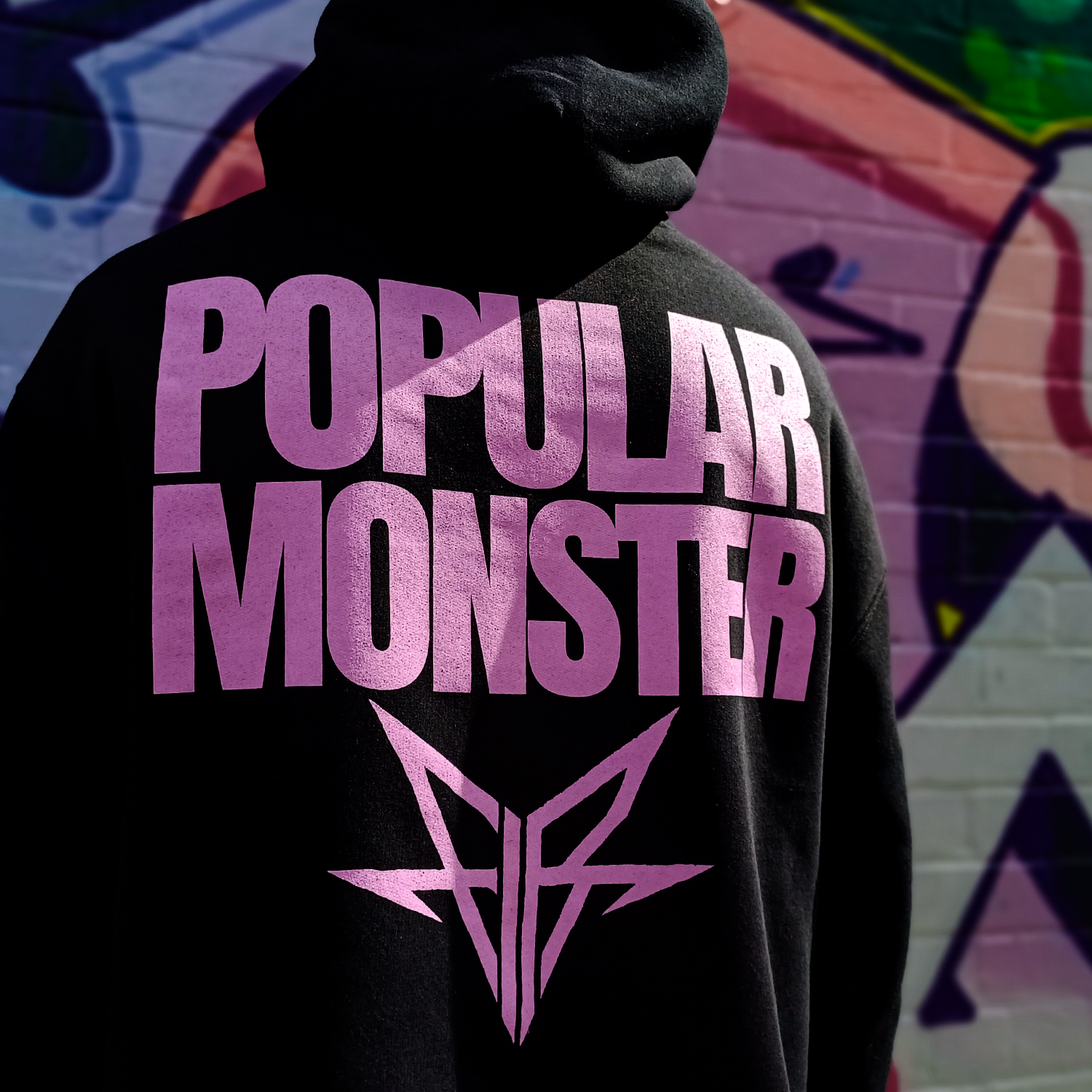 Falling In Reverse - Popular Monster Text Hoodie (Black)