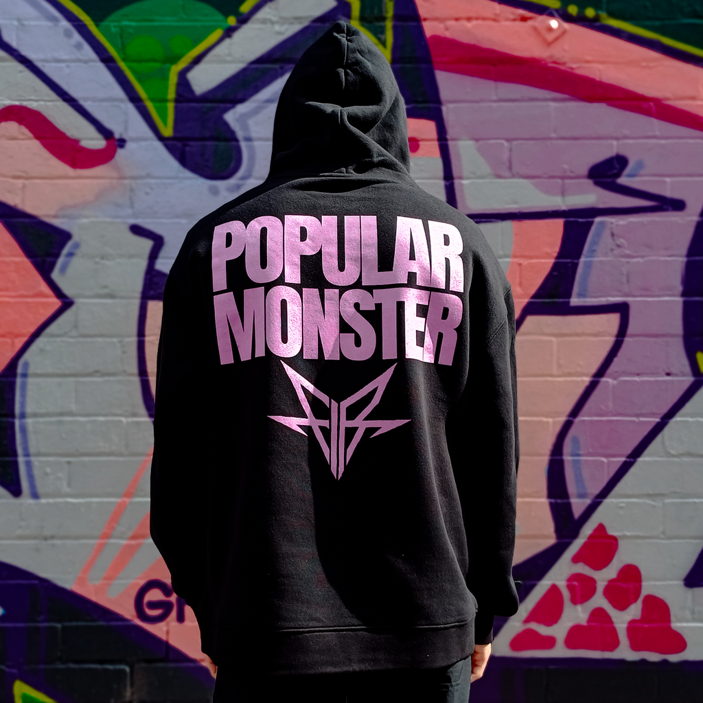 Falling In Reverse - Popular Monster Text Hoodie (Black)