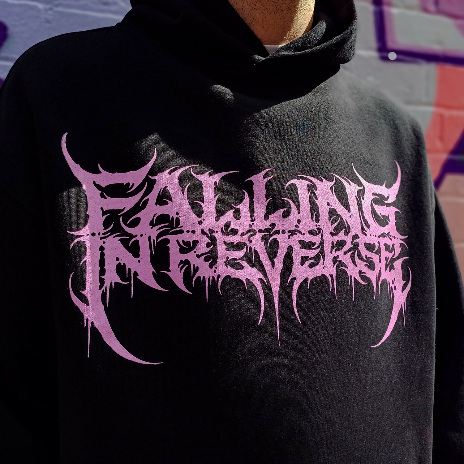 Falling In Reverse - Popular Monster Text Hoodie (Black)