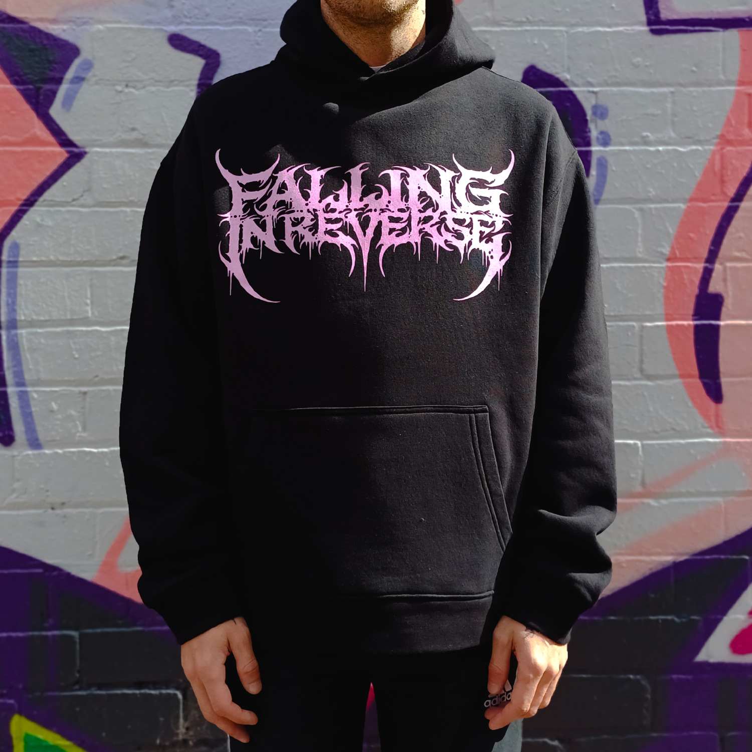 Falling In Reverse - Popular Monster Text Hoodie (Black)