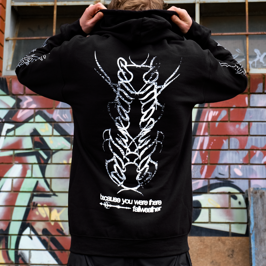 Fallweather - Because You Were There Zip Up Hoodie (Black)