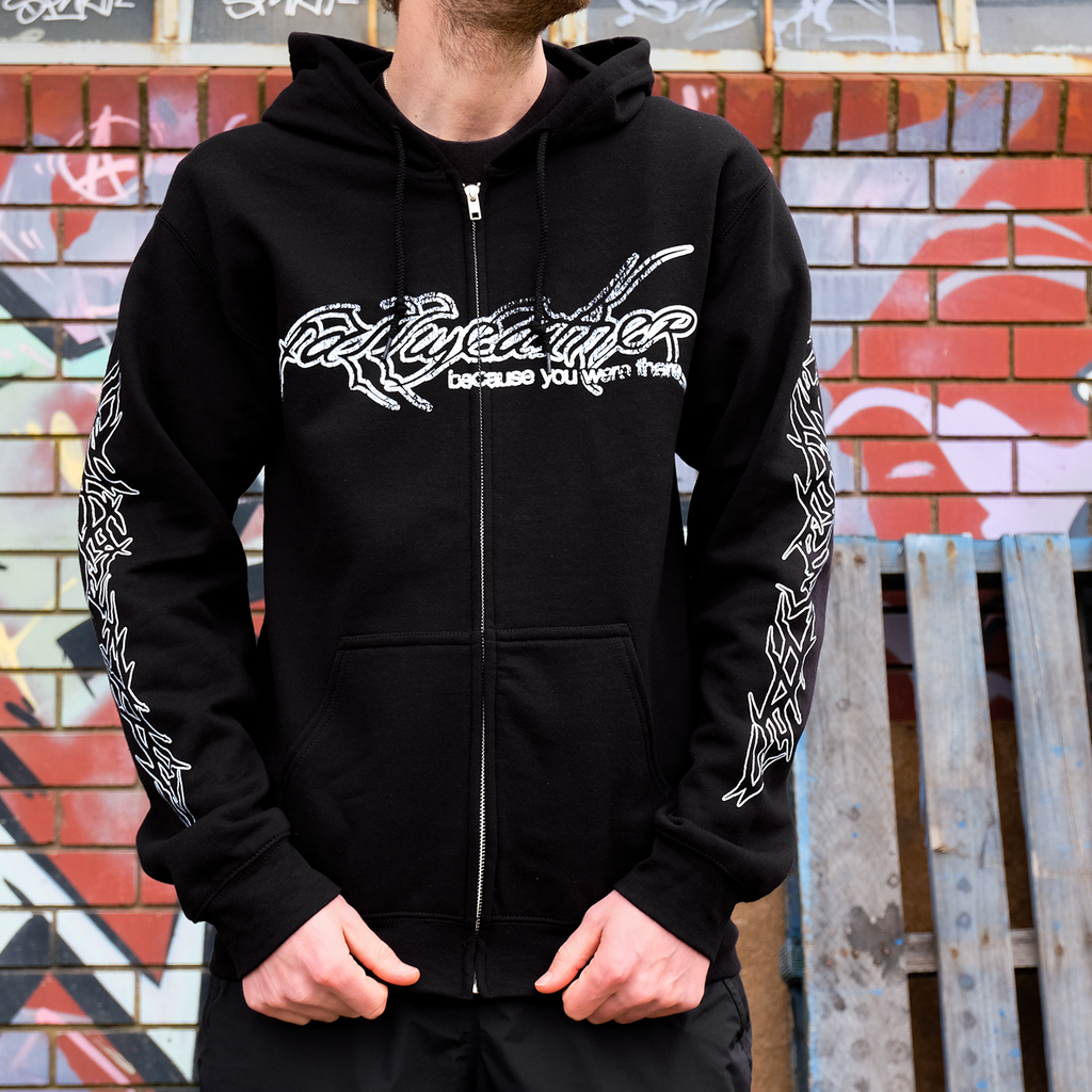 Fallweather - Because You Were There Zip Up Hoodie (Black)