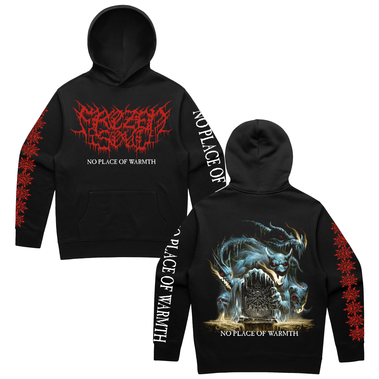 Frozen Soul - No Place of Warmth Hoodie (Black)