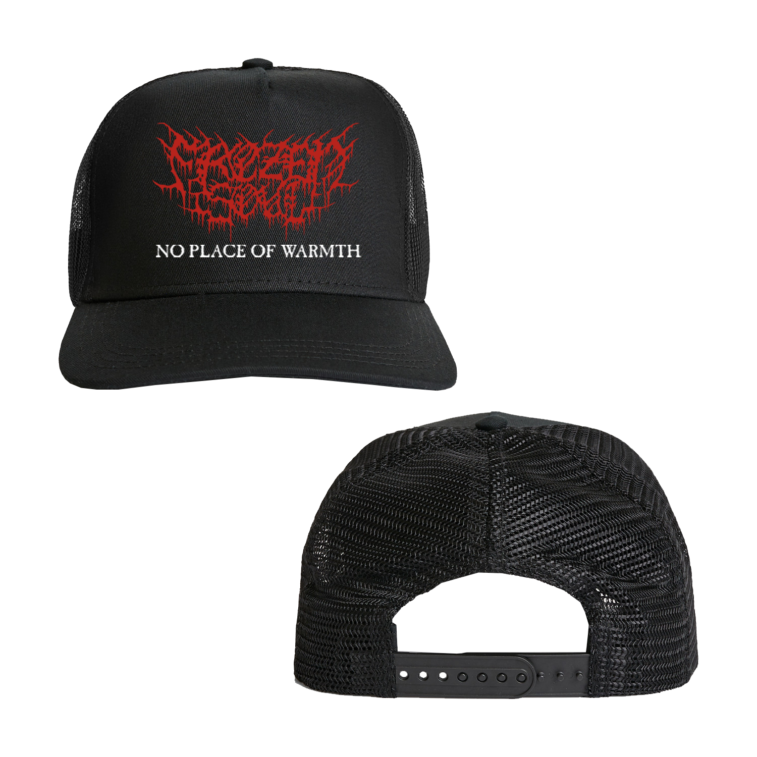 Frozen Soul - No Place of Warmth Trucker Hat (Black)
