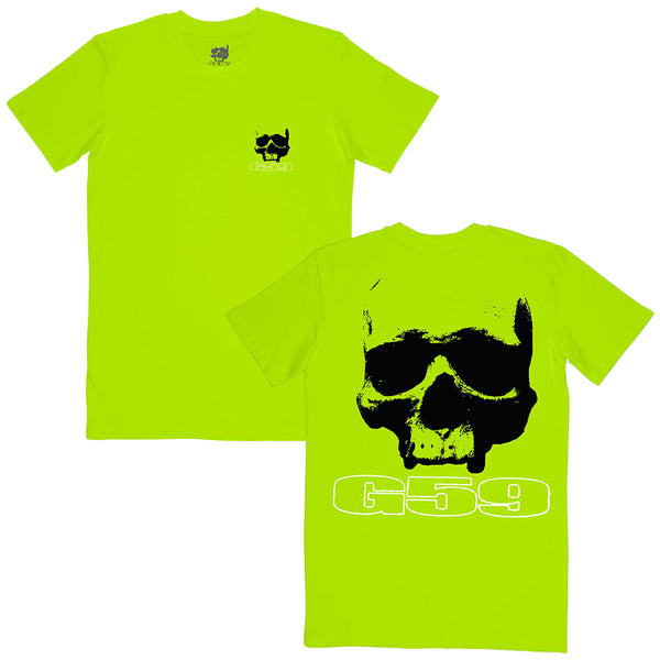 G59 - G59 Skull T-Shirt (Safety Green)