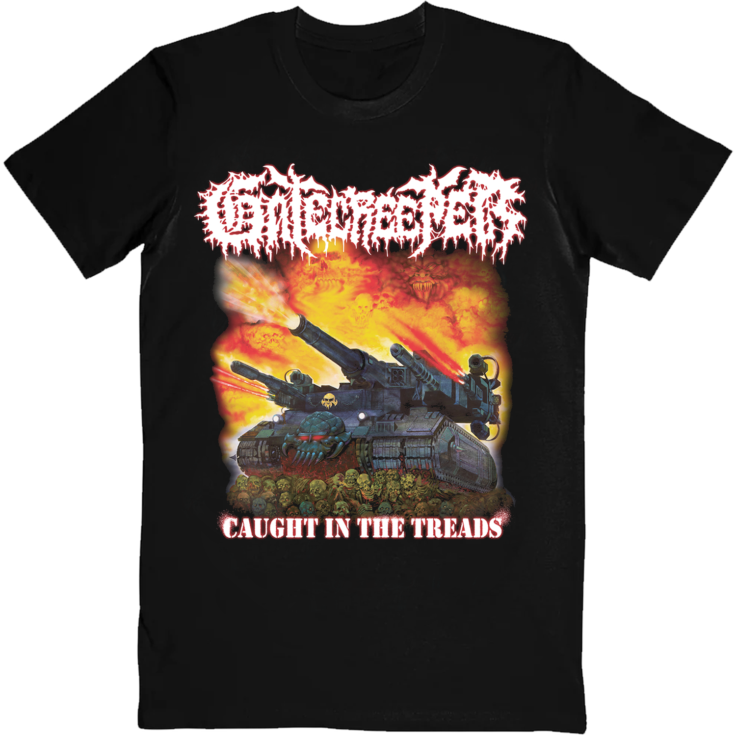 Gatecreeper - Caught In The Treads T-Shirt (Black)