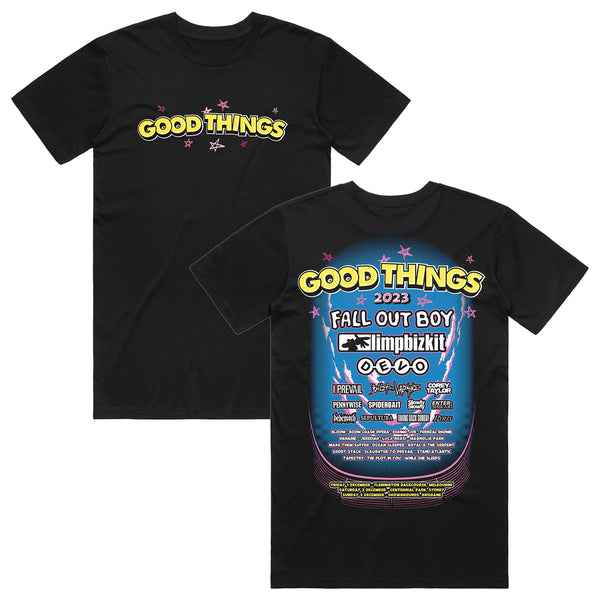 Good Things 2023 Line Up T-Shirt (Black)