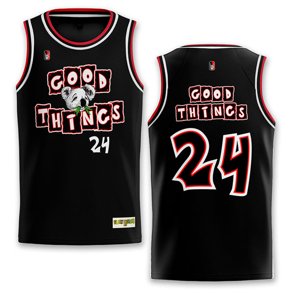 Good Things 2024 Basketball Jersey (Black)