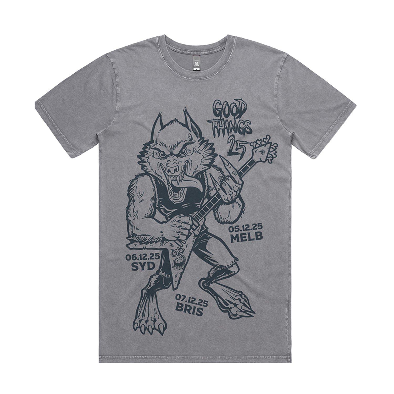 Good Things - Wolfman T-Shirt (Stone Wash)
