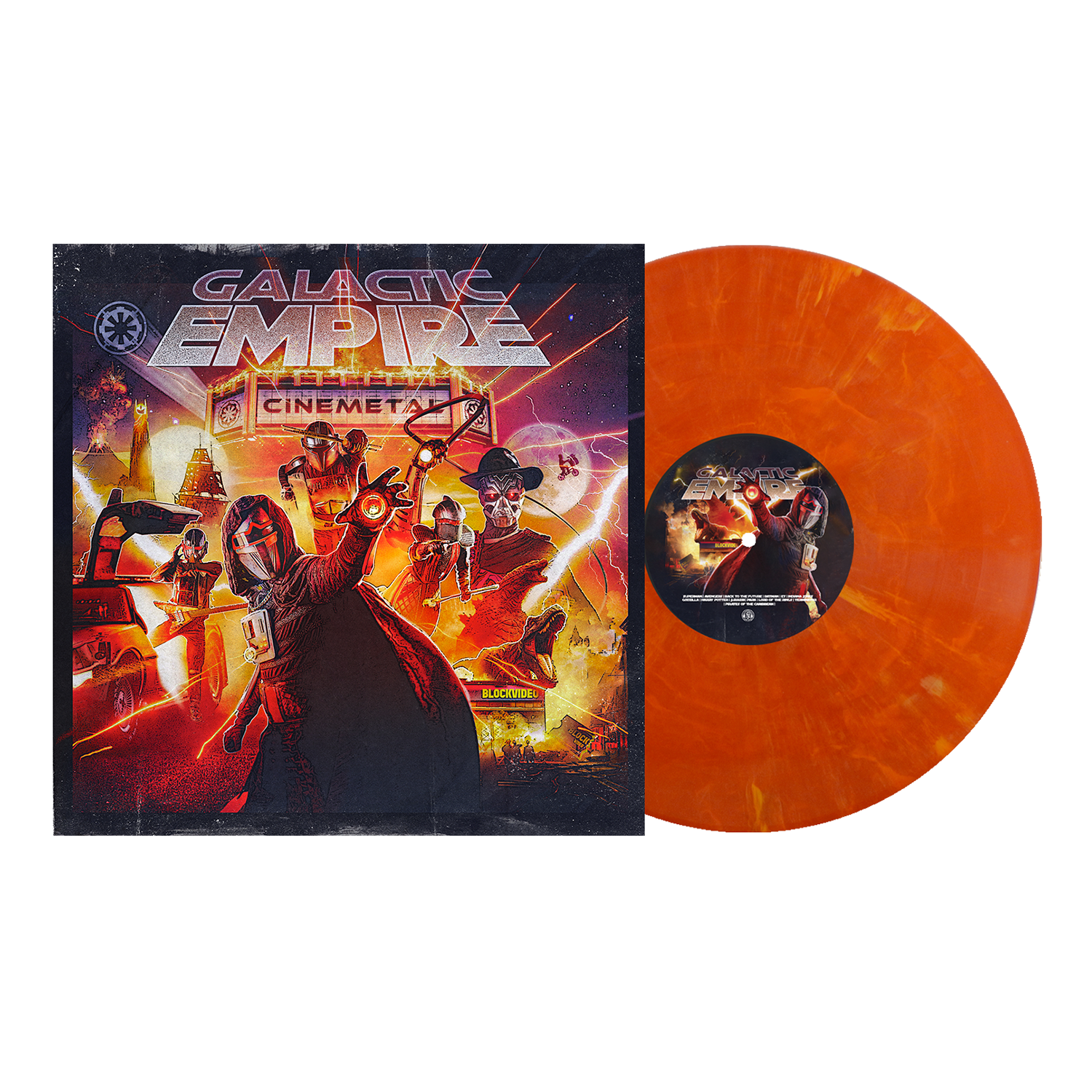Galactic Empire - Cinemetal LP (Eruption Marble Vinyl)