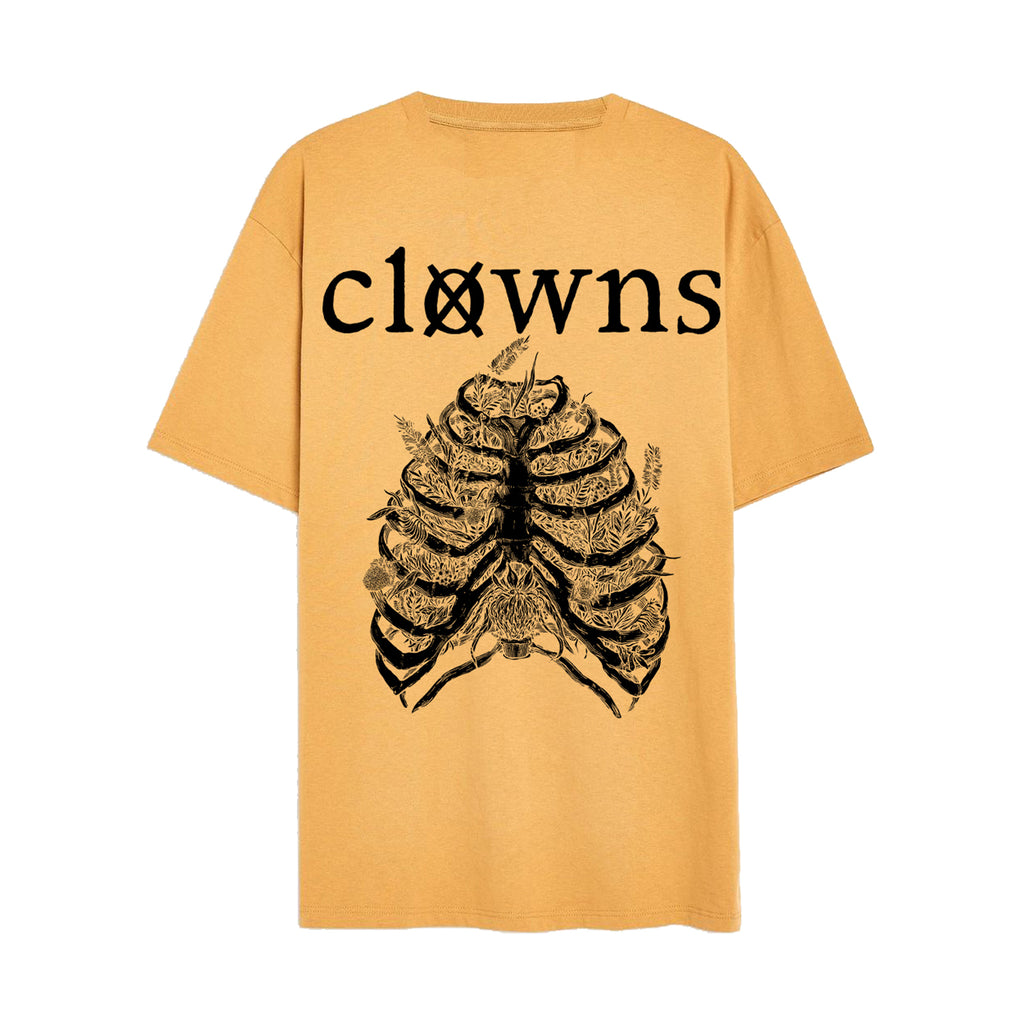 Clowns - Nature Nurture Pocket Print T-shirt (Gold)