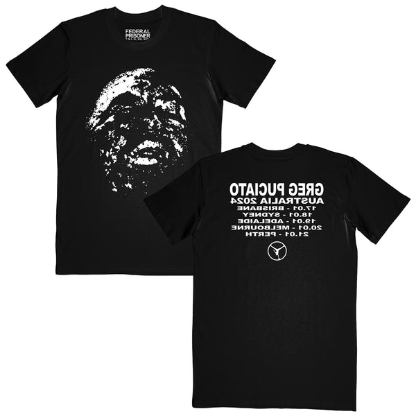 Greg Puciato - AUS Tour T-Shirt (Black)