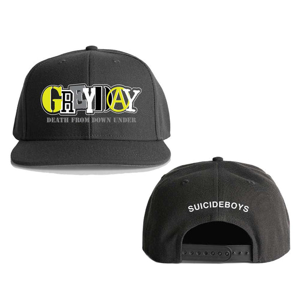 $UICIDEBOY$ - Greyday Snapback Hat (Coal)