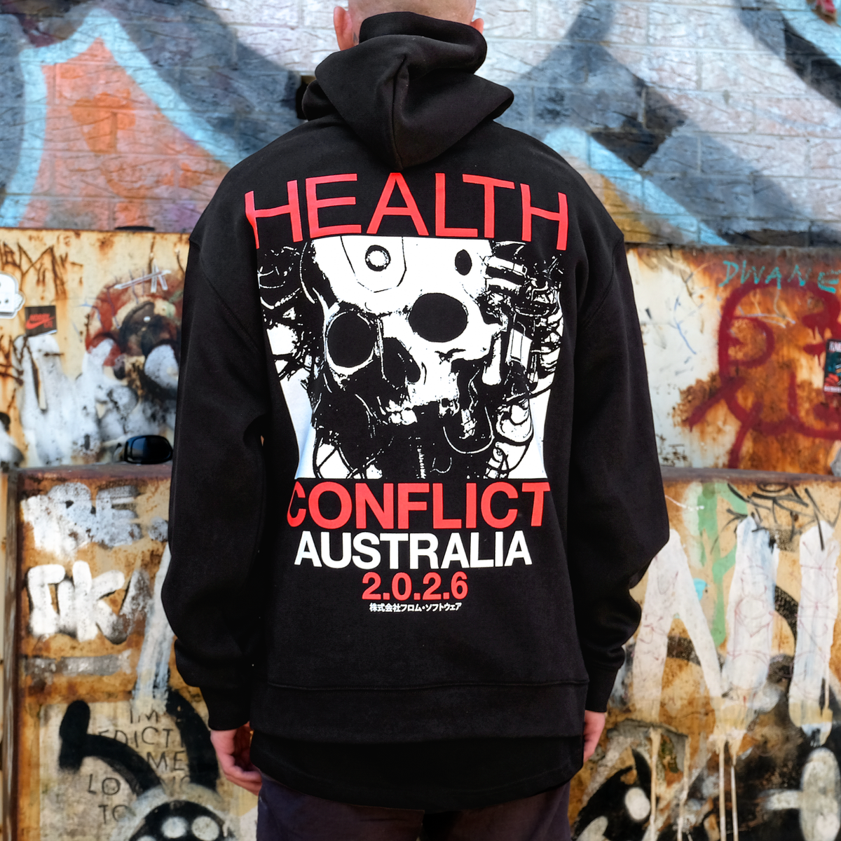 HEALTH - AUS Tour 2026 Hoodie (Black)