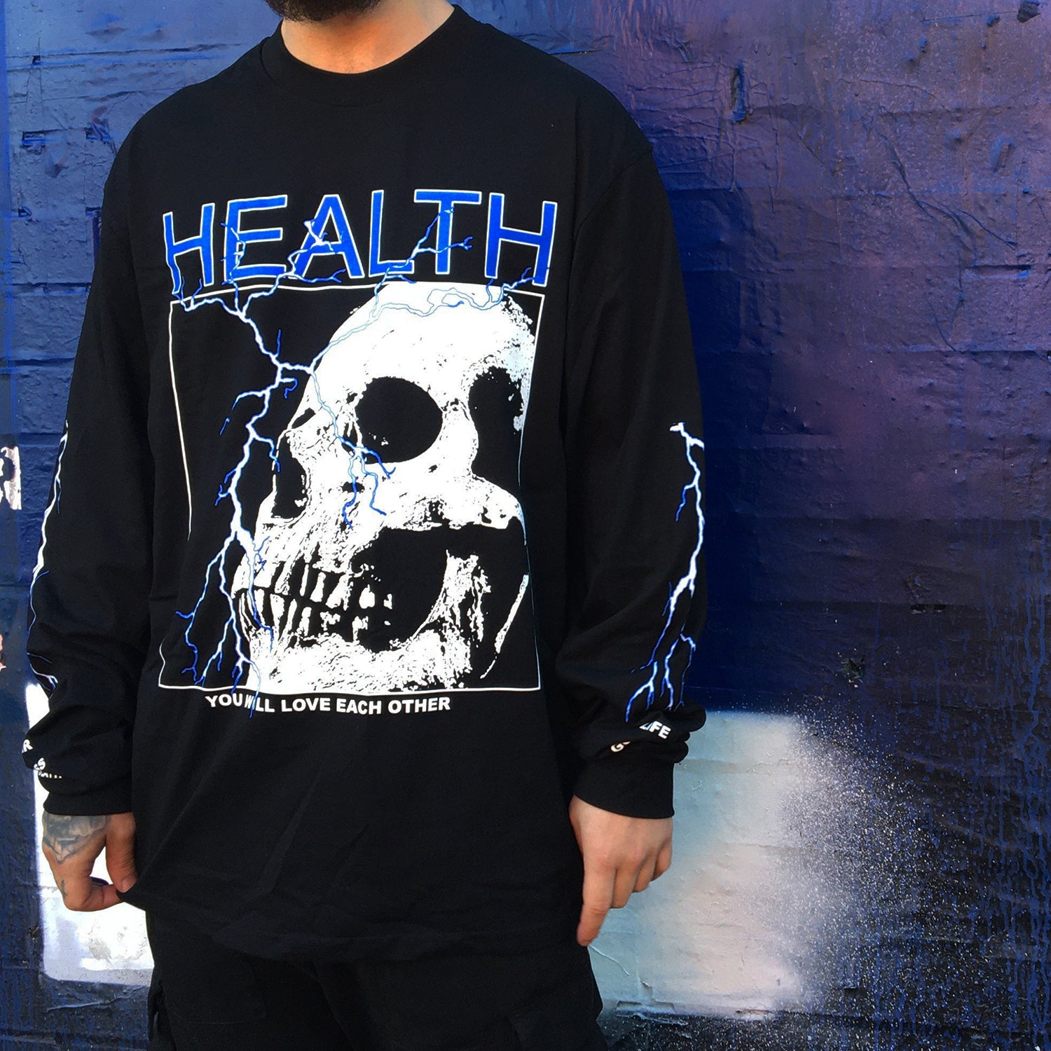 HEALTH - Lightning Longsleeve (Black)