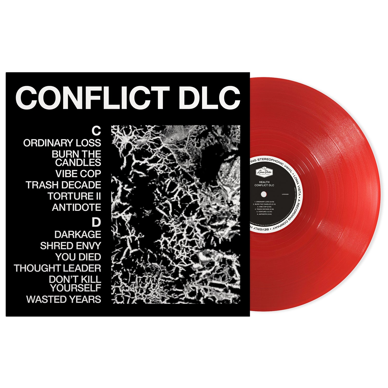 HEALTH - CONFLICT DLC LP (Translucent Ruby Vinyl)