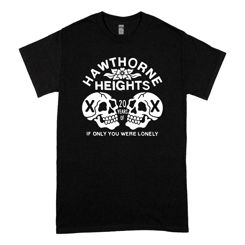 Hawthorne Heights - Two Skulls T-Shirt (Black)