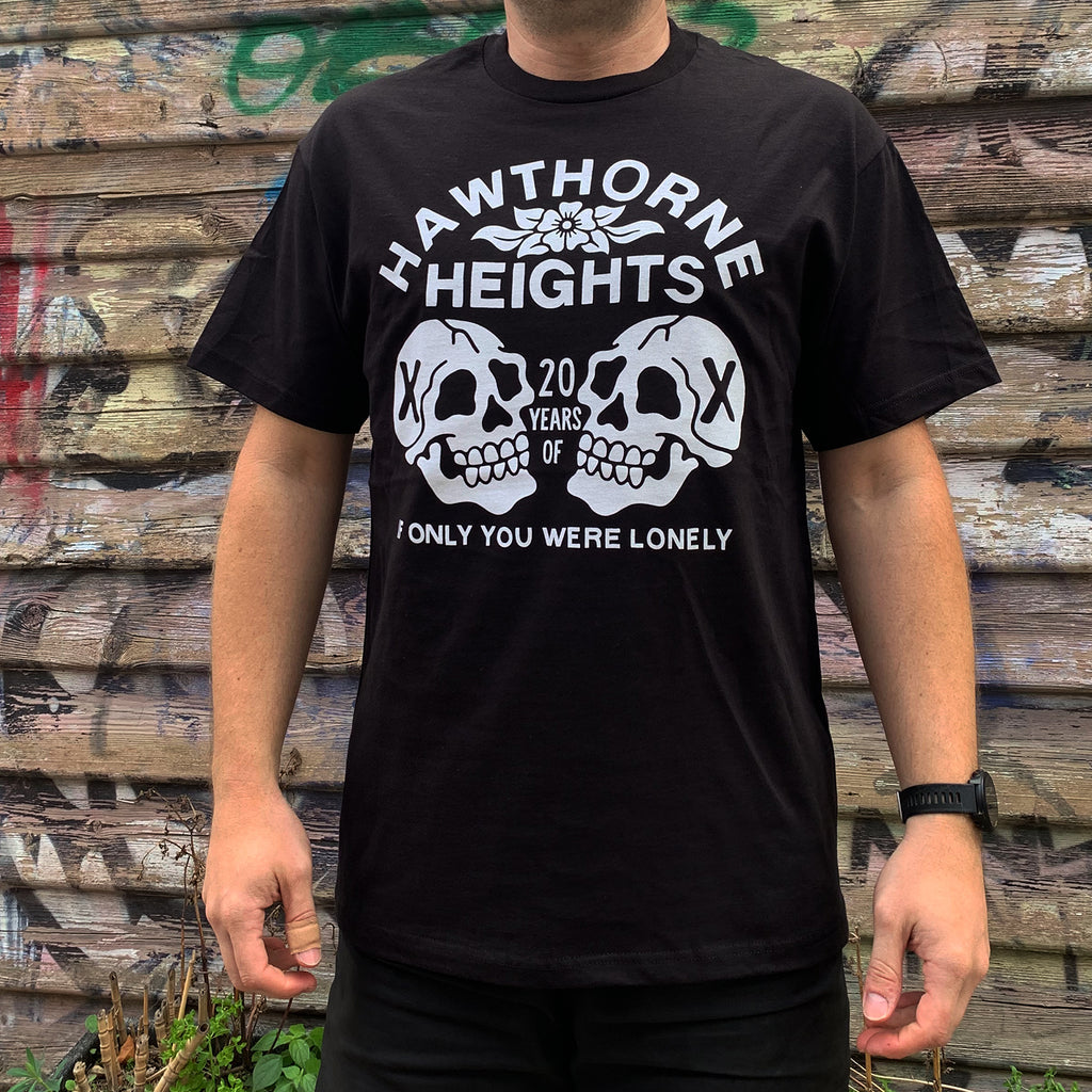 Hawthorne Heights - Two Skulls T-Shirt (Black)