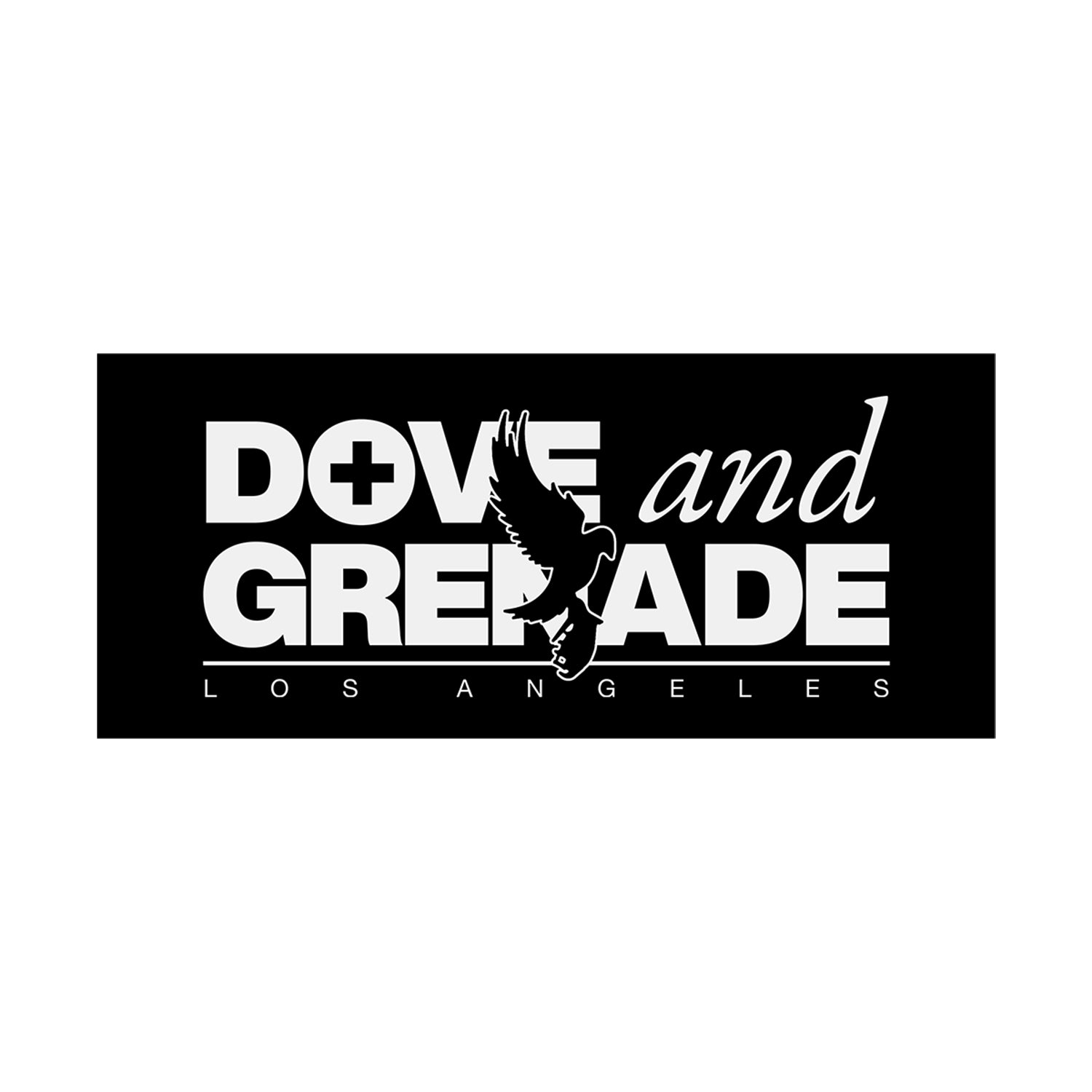 Hollywood Undead - Dove & Grenade Bumper Sticker (Black)