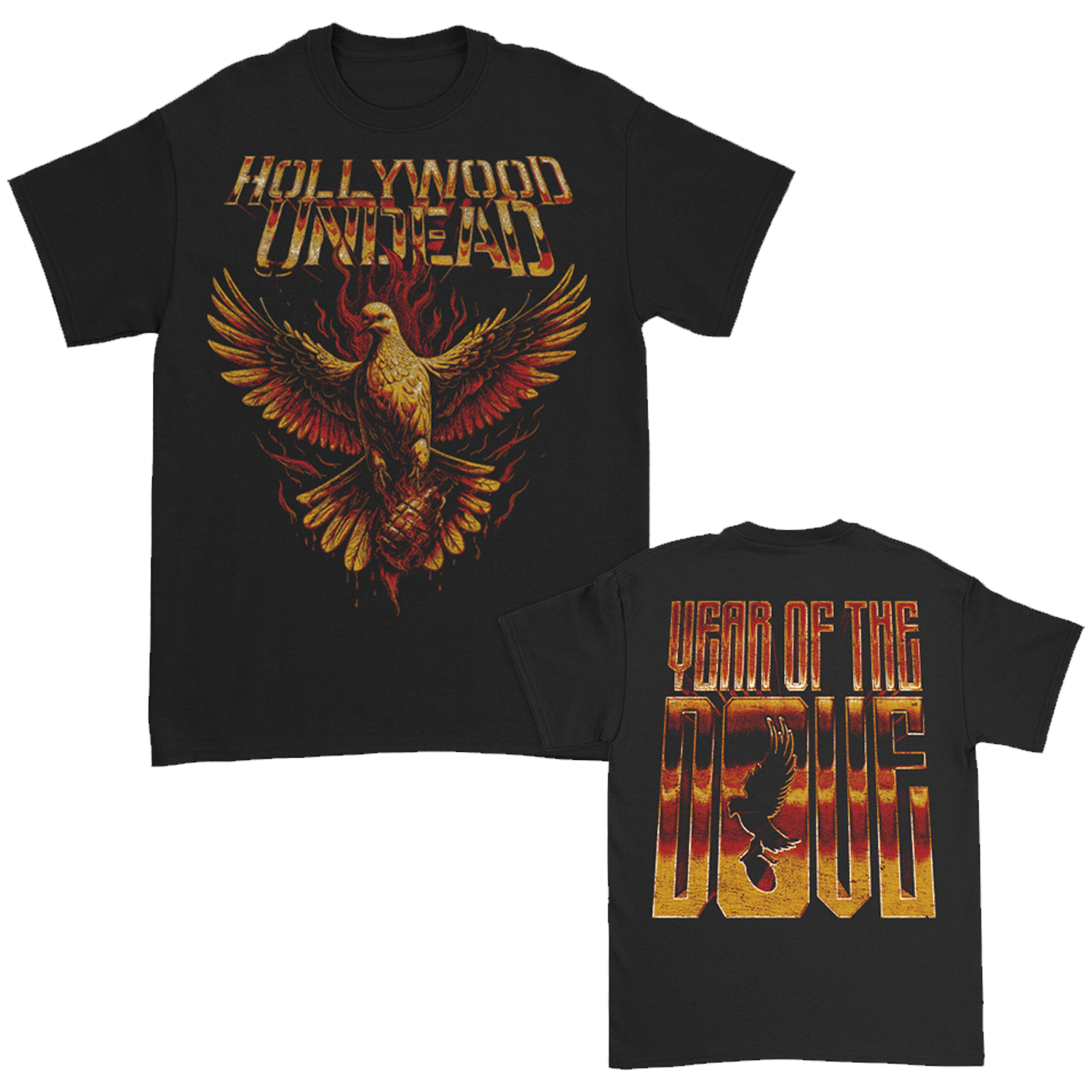Hollywood Undead - Year Of The Dove Tee (Black)