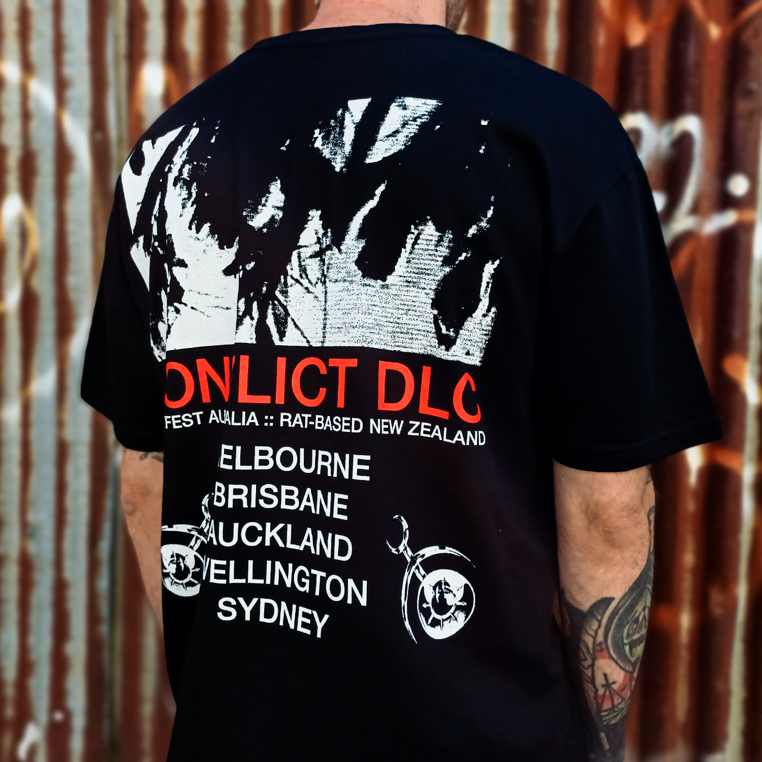 HEALTH - AUS Tour 2025 T-Shirt (Black)