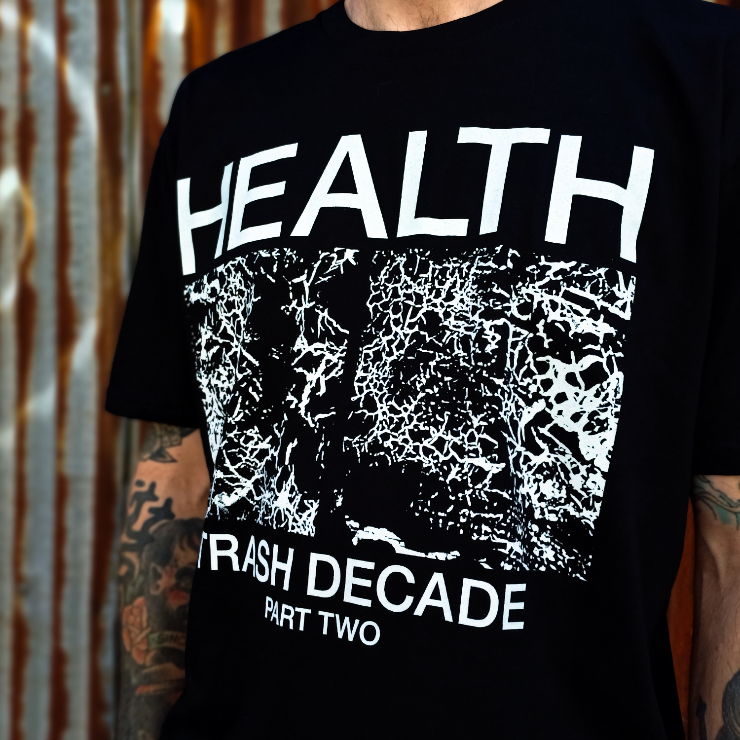 HEALTH - AUS Tour 2025 T-Shirt (Black)