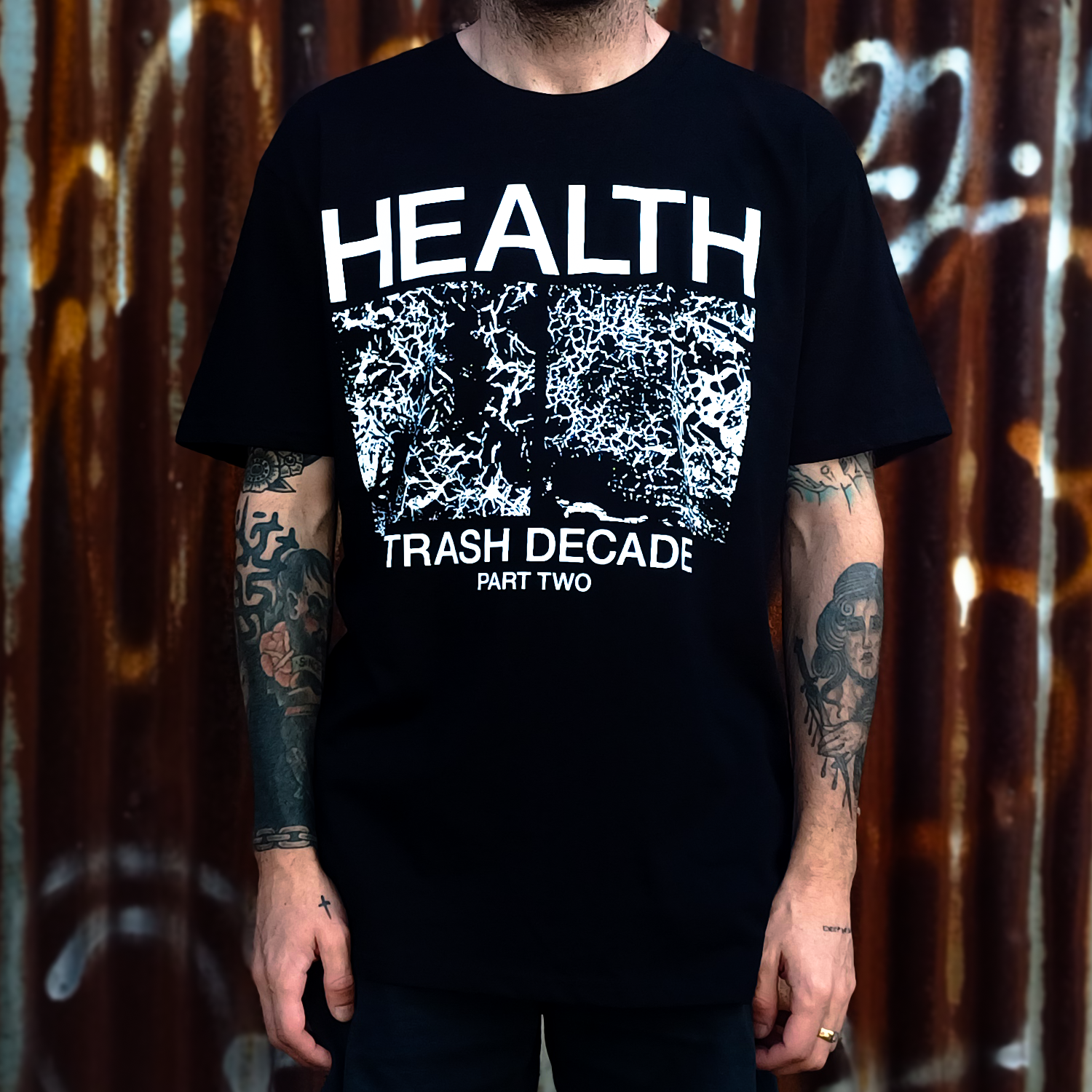 HEALTH - AUS Tour 2025 T-Shirt (Black)