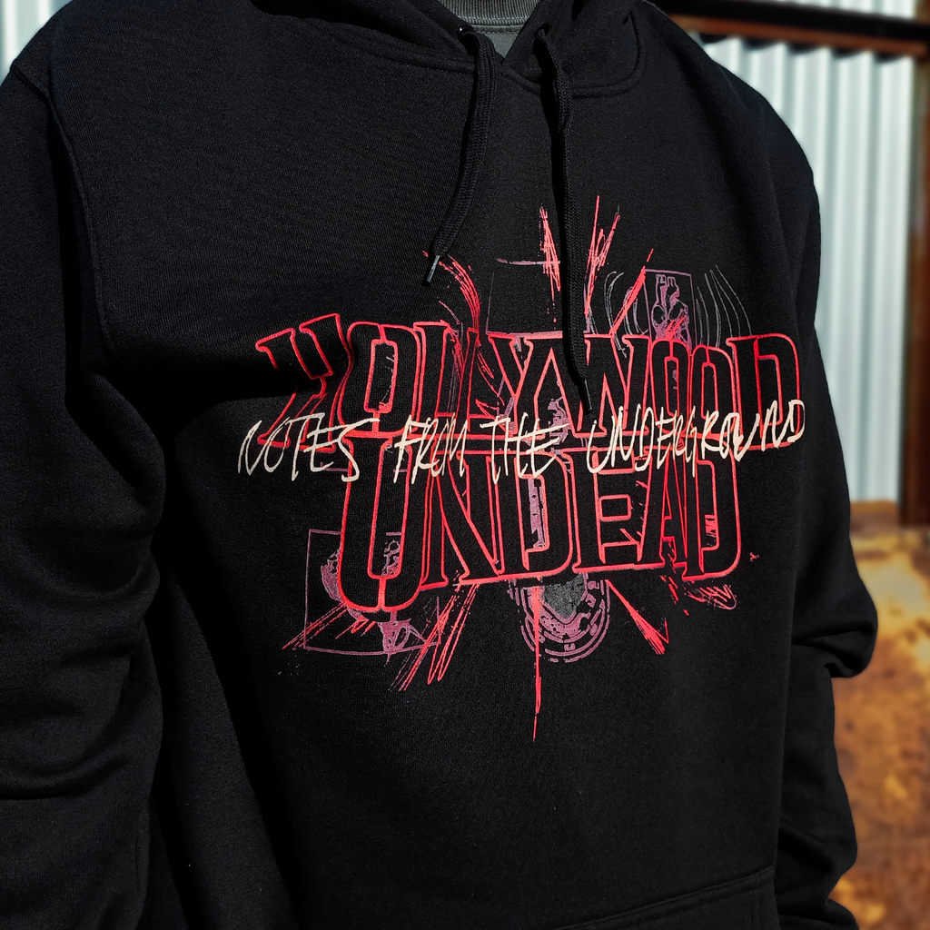 Hollywood Undead - Notes From The Underground 10-Year Anniv. Pullover Hoodie (Black)
