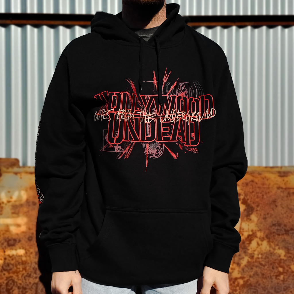 Hollywood Undead - Notes From The Underground 10-Year Anniv. Pullover Hoodie (Black)