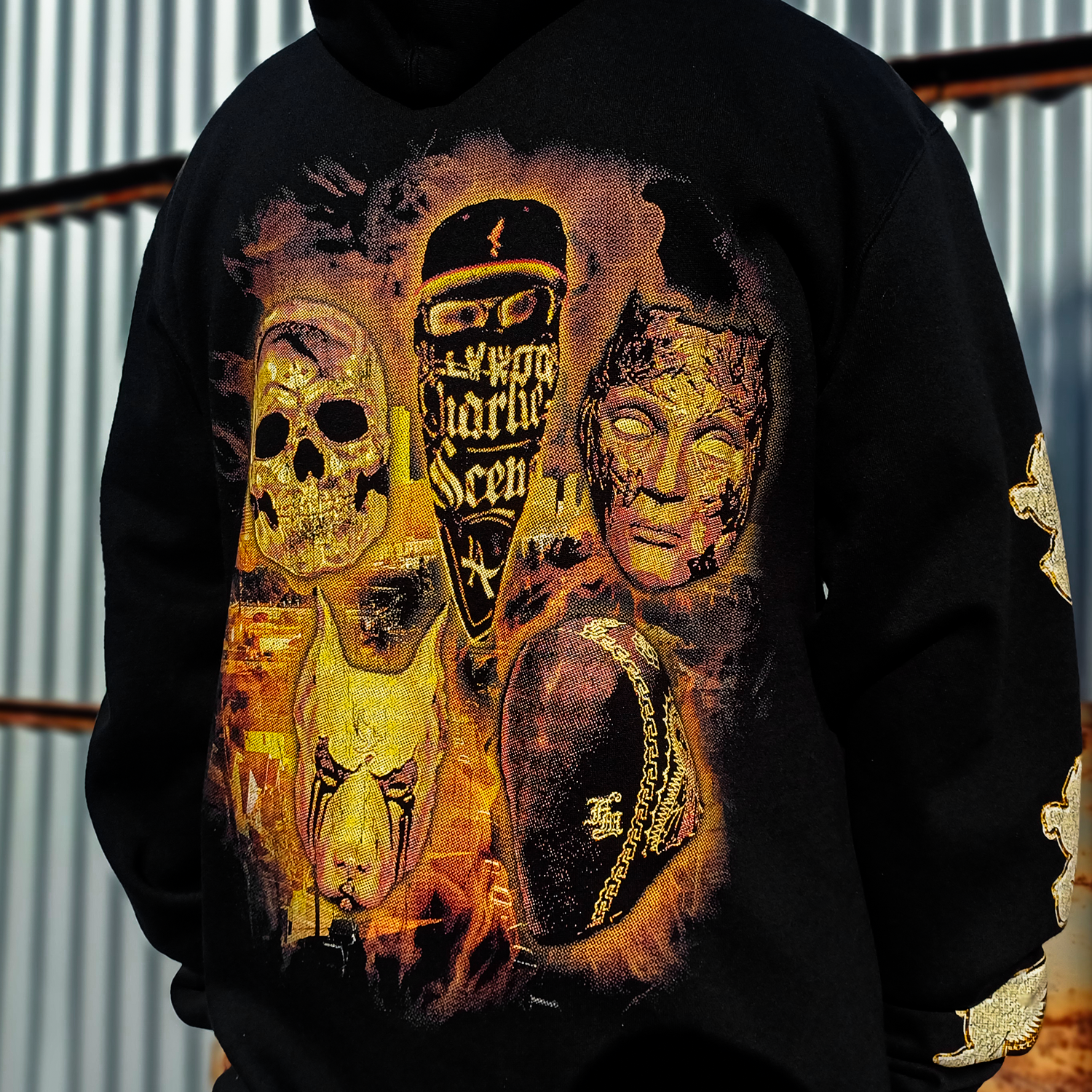 Hollywood Undead - Bling Pullover Hoodie (Black)