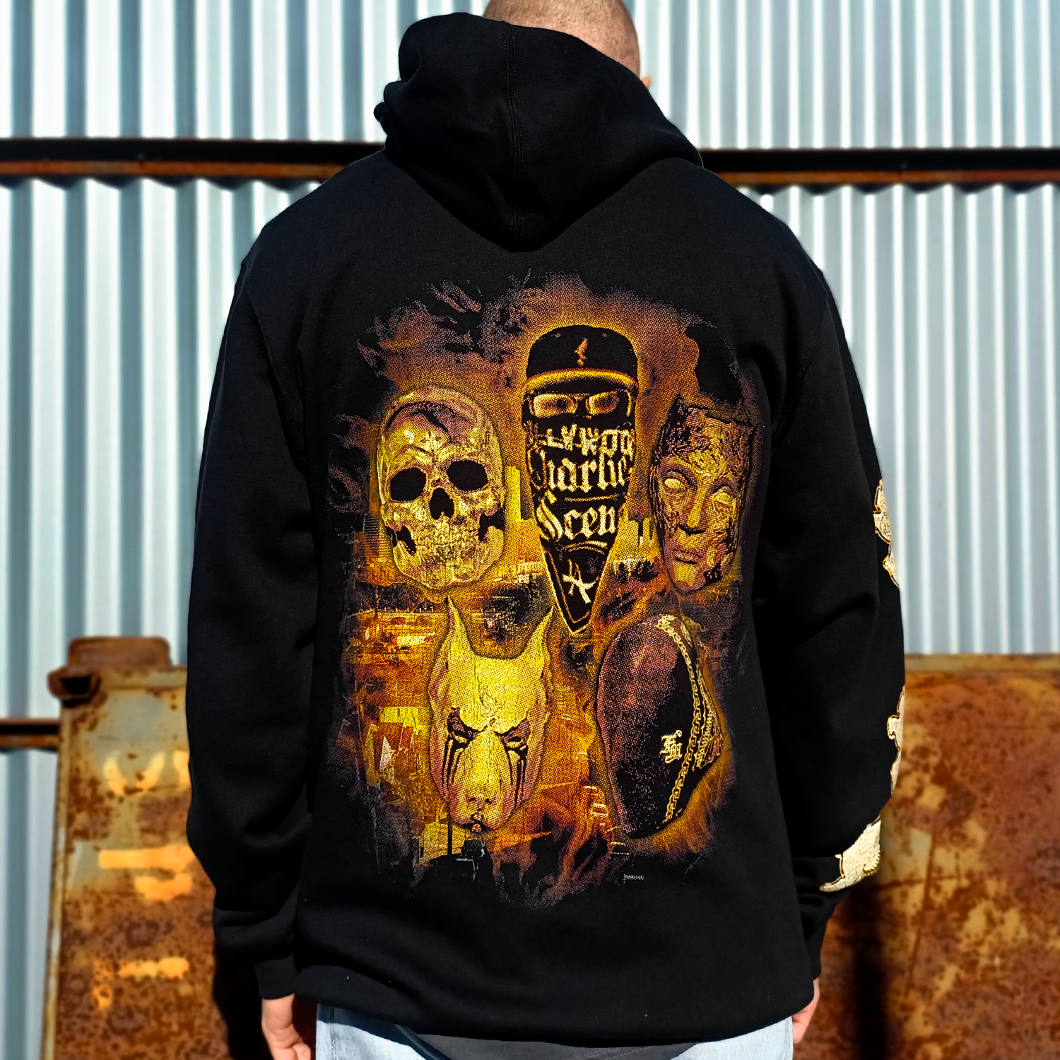Hollywood Undead - Bling Pullover Hoodie (Black)