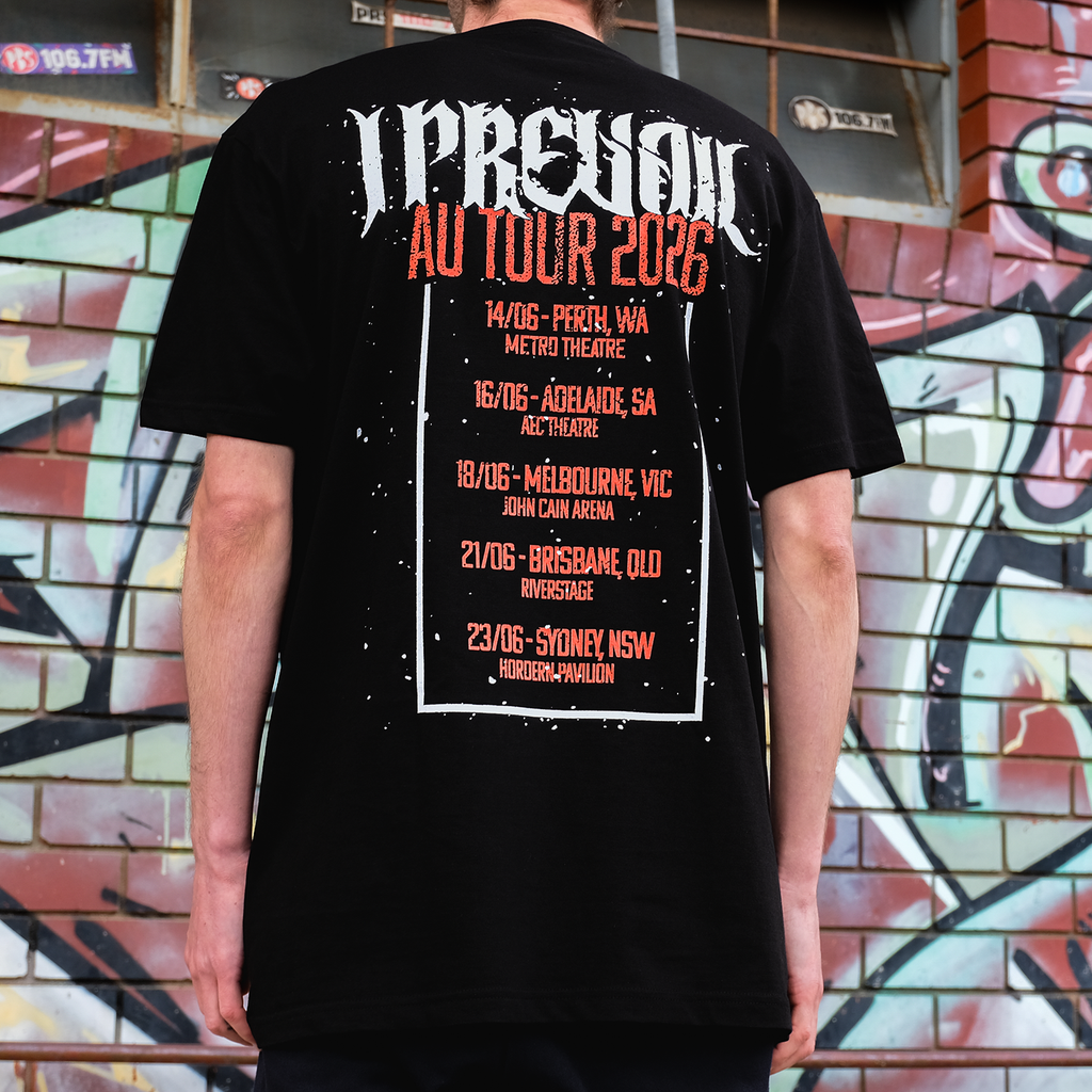 I Prevail - AU Tour 2026 T-Shirt (Black)