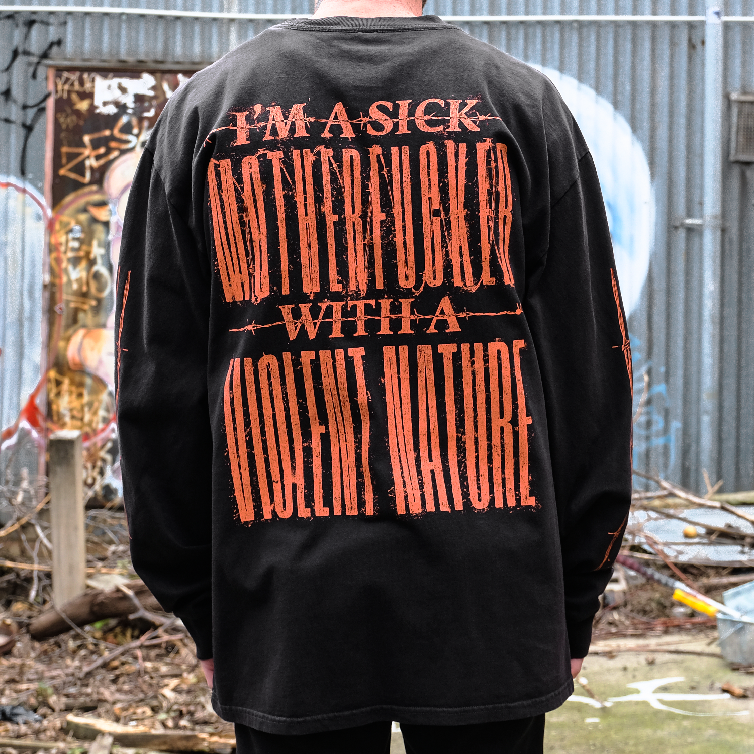 I Prevail - Violent Nature Longsleeve (Faded Black)