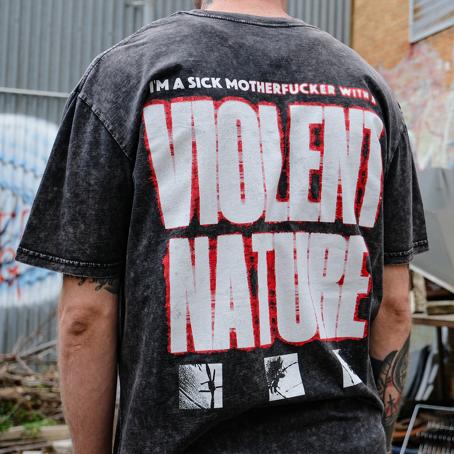 I Prevail - Violent Nature Tee (Vintage Black)